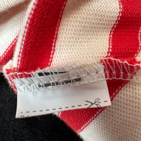 💎 Zara Striped Long Sleeve Cold Shoulder Top - Picture 6 of 11